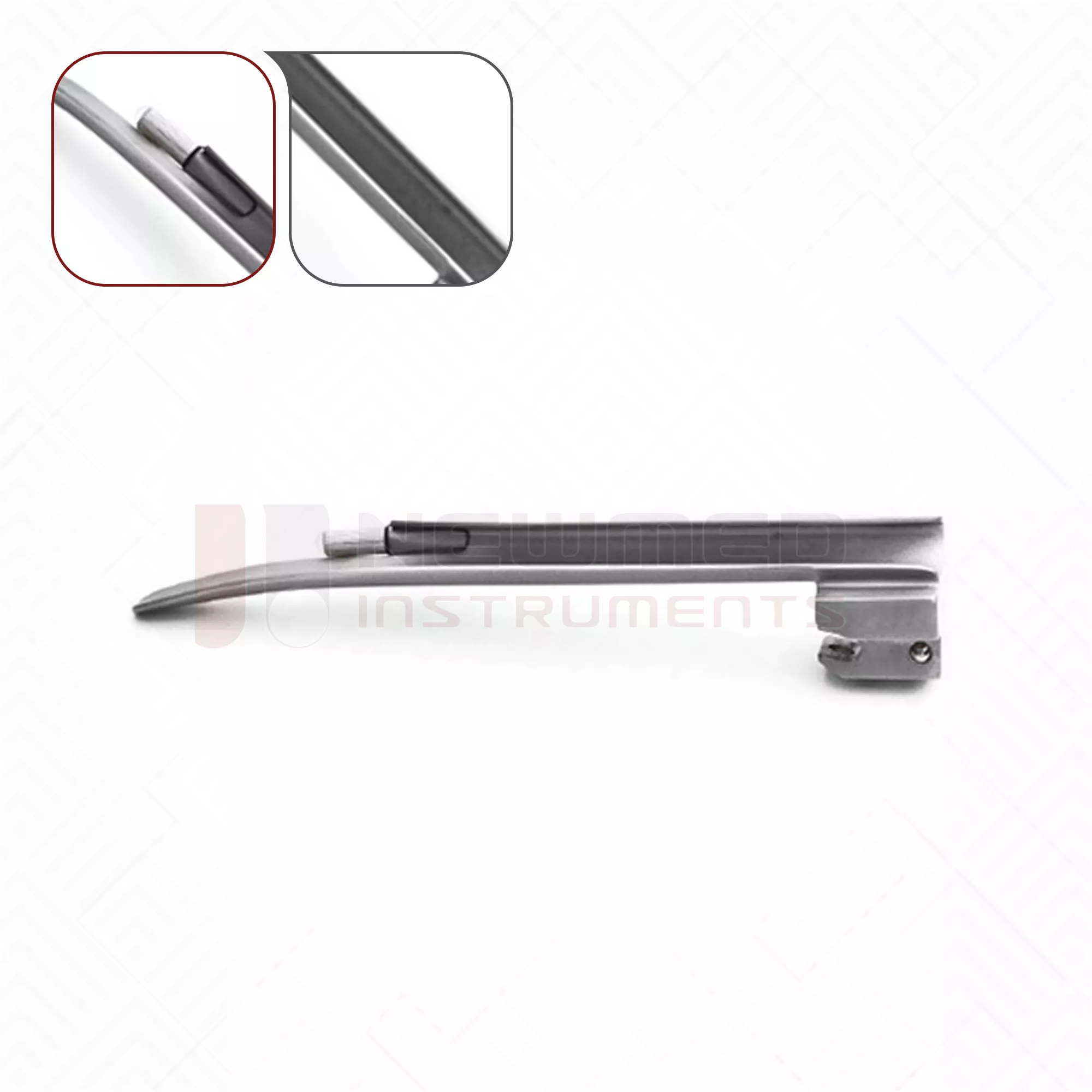 1- Disposable Miller Fiber Optic Laryngoscope Blade #1