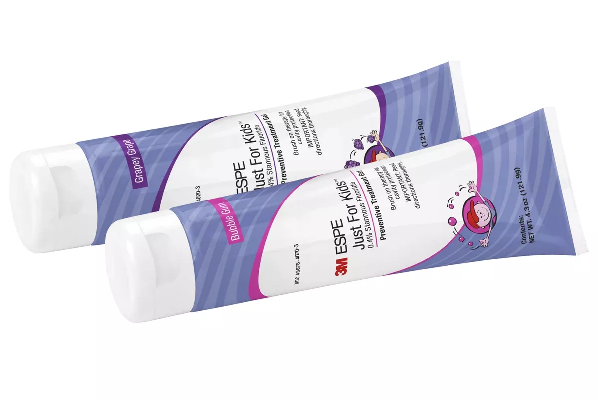3M™Just for Kids™ 0.4% Stannous Fluoride Brush-On Gel
