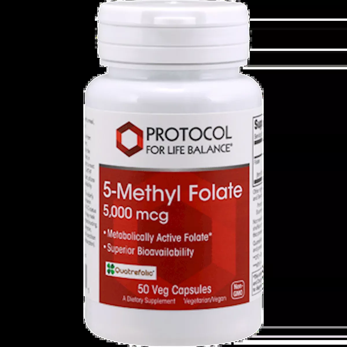 5-Methyl Folate (5,000 mcg) (50 Capsules)