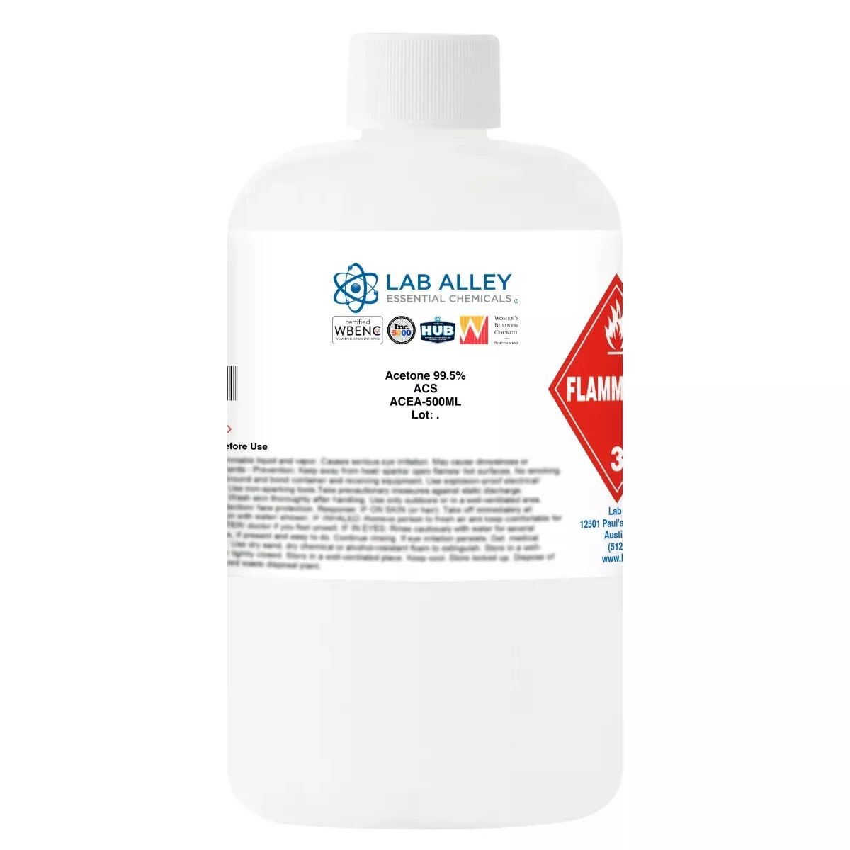 Acetone 99.5%, ACS Grade