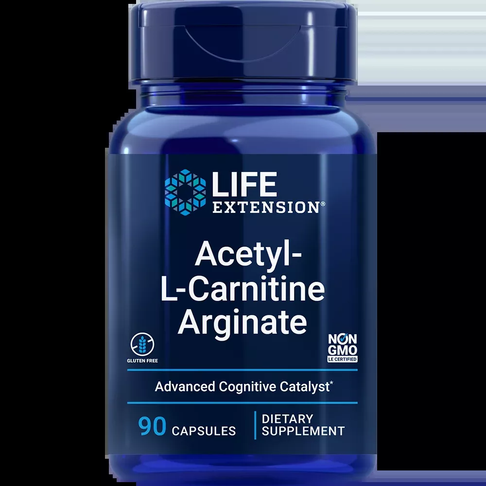 Acetyl-L-Carnitine Arginate (90 Capsules)