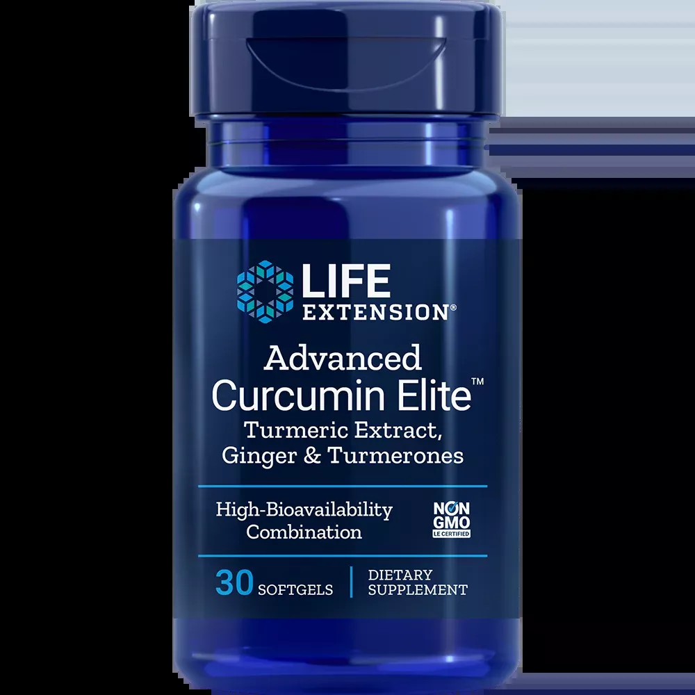 Advanced Curcumin Elite with Ginger & Turmerones (30 Softgels)