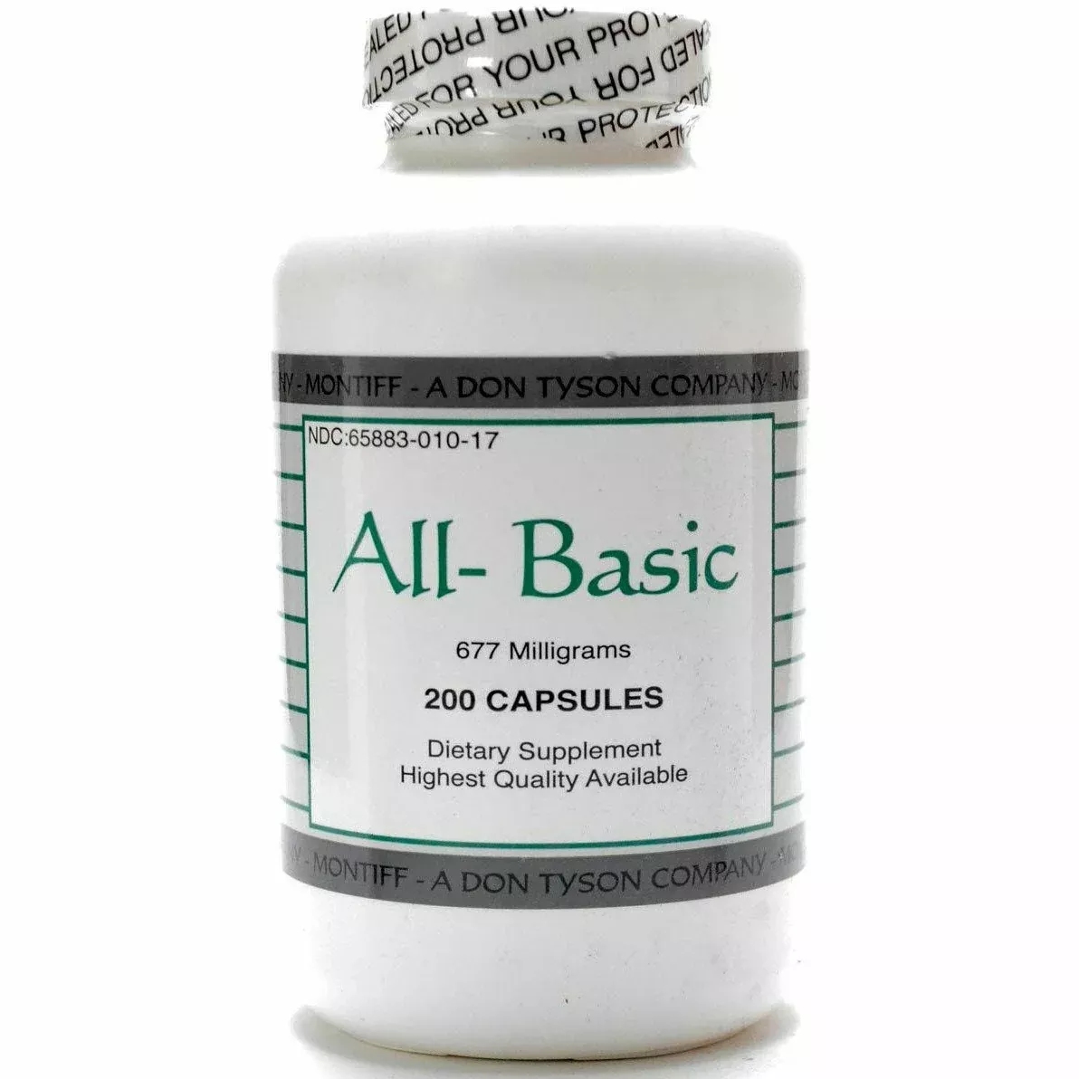 All-Basic 677 mg 200 caps by Montiff