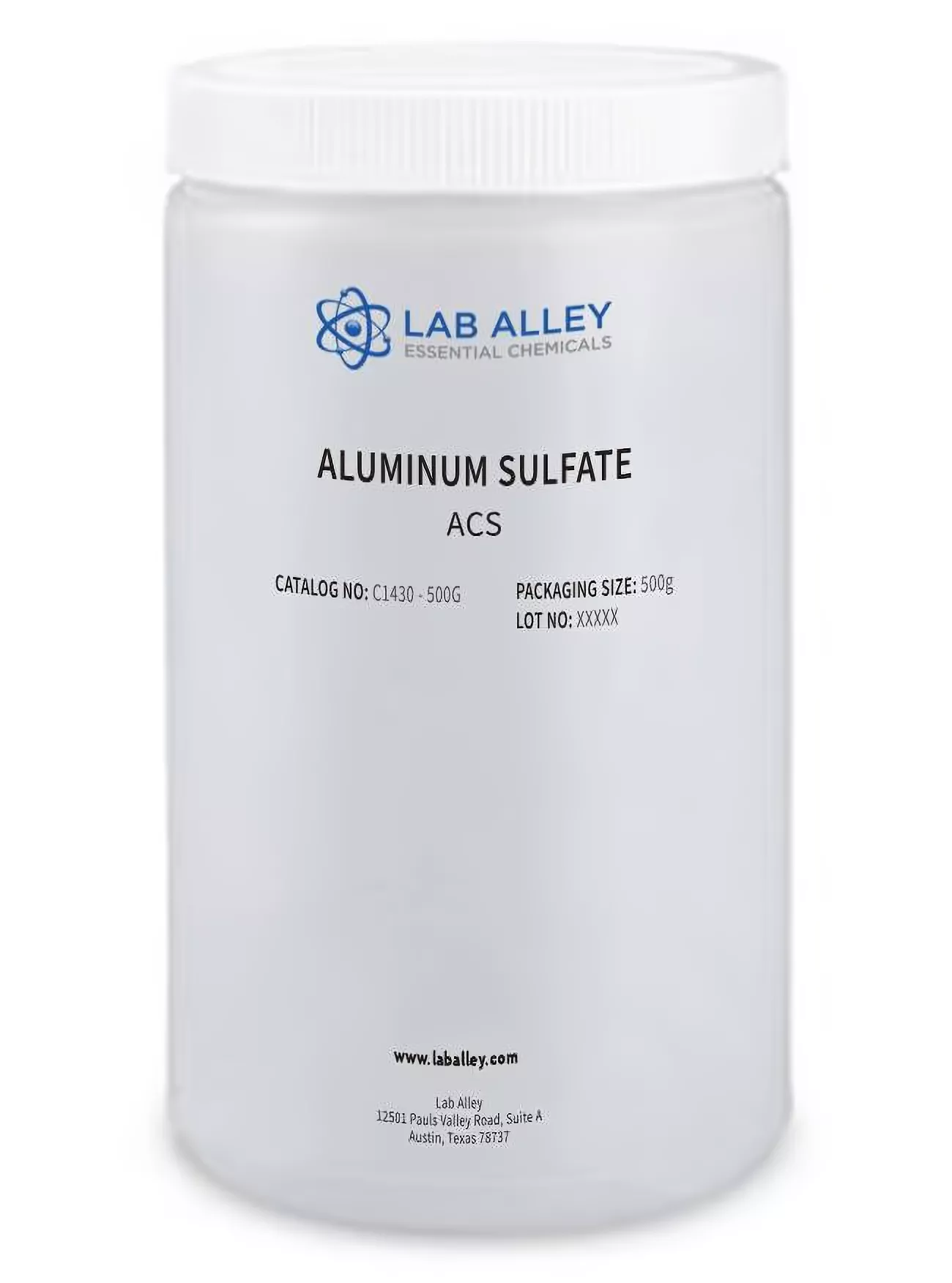 Aluminum Sulfate, Crystals ACS Grade