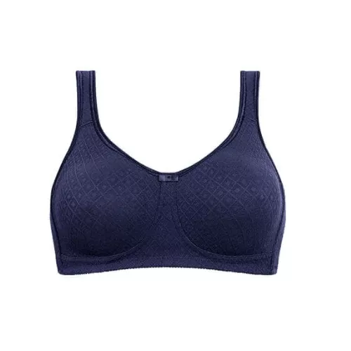 Amoena Mira Wire-Free Bra Dark Blue