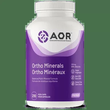 AOR Ortho Minerals 226mg 210 Vegi-Caps