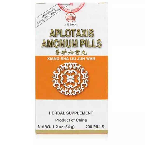 Aplotaxis Amomum Pills (Xiang Sha Liu Jun Zi Wan) (200 Pills)