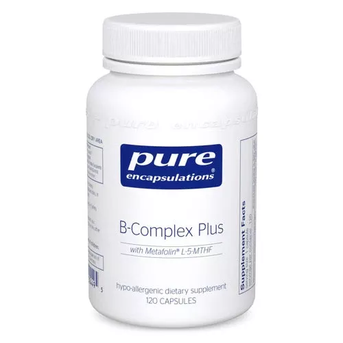 B Complex Plus 120's, Pure Encapsulations
