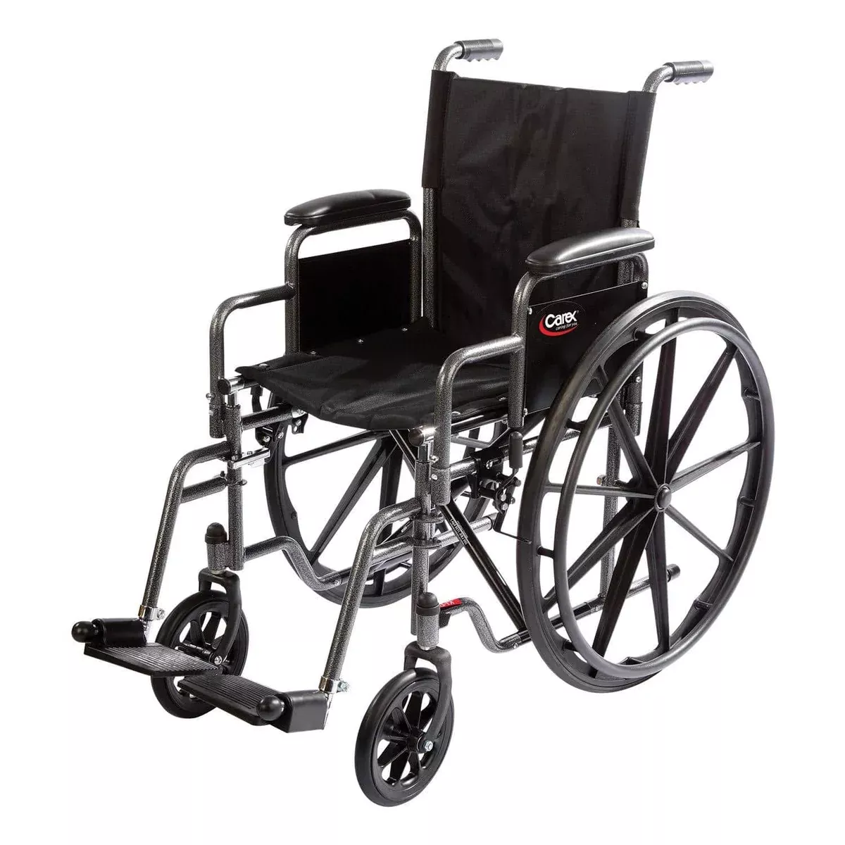 Carex Wheelchair With Large 18” Padded Seat