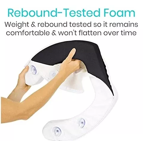 Cushioned Toilet Seat Riser 4'' Soft - CSH1079WHT
