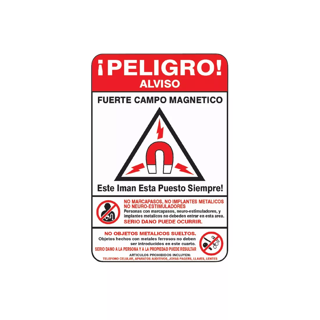 "Danger" Wall Sign
