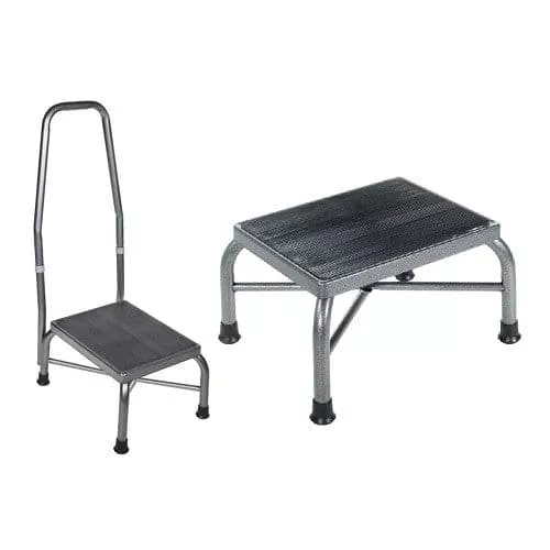 Drive Medical Bariatric Foot Stool - Optional Hand Rail