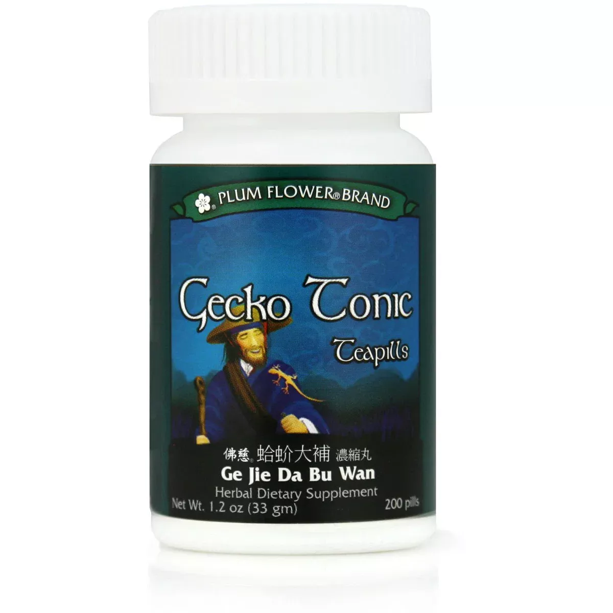 Gecko Tonic Teapills - Ge Jie Da Bu Wan (200 Pills)