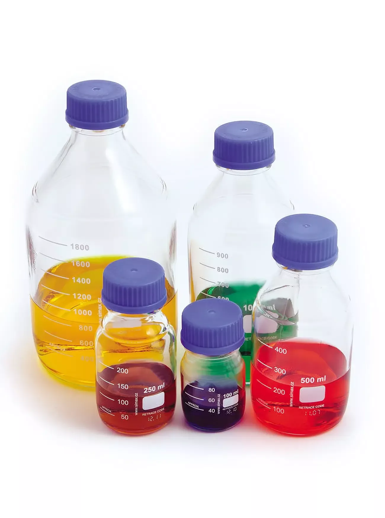 Glass Media and Storage Bottles