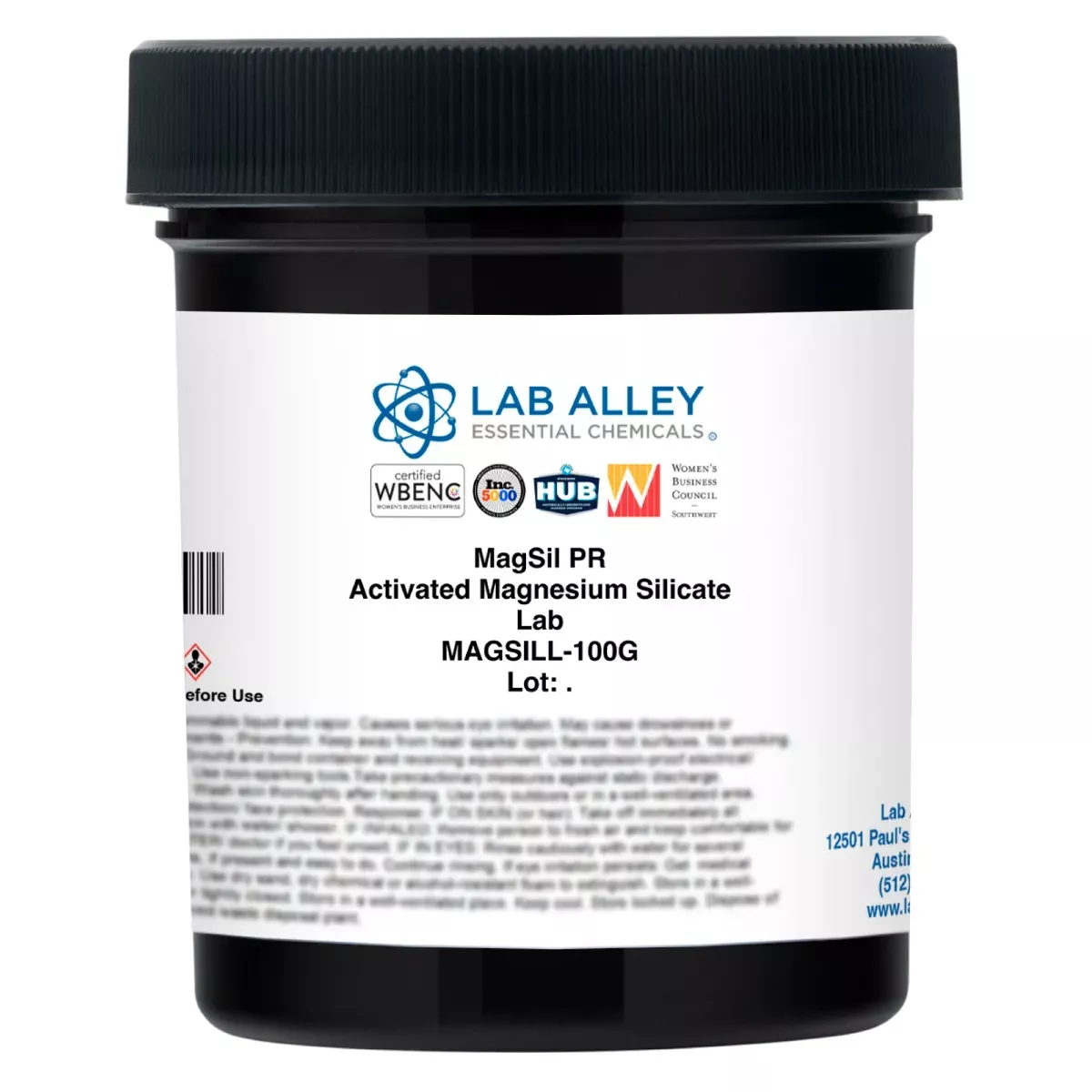 MagSil PR, Activated Magnesium Silicate, Lab Grade