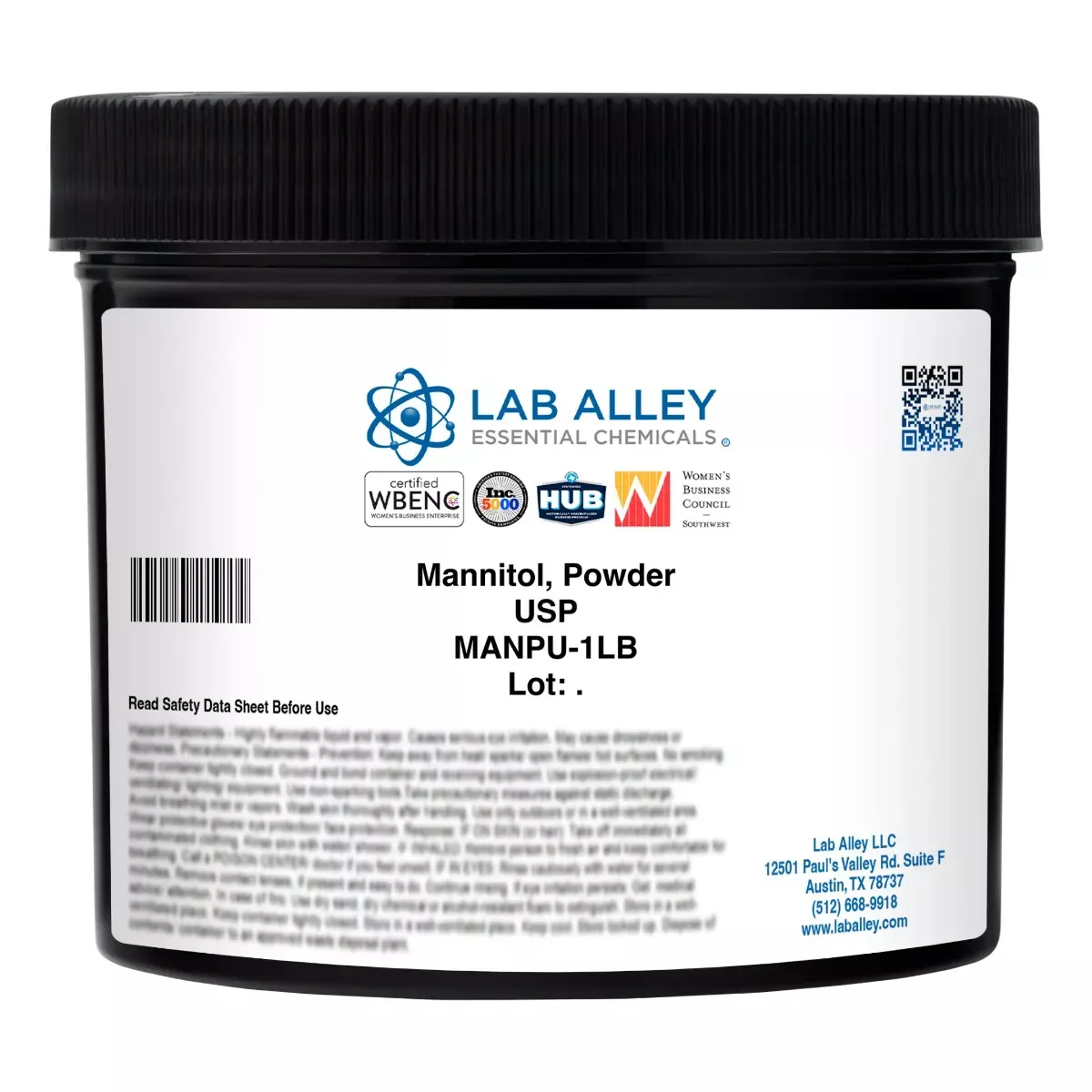 Mannitol, Powder, USP Grade