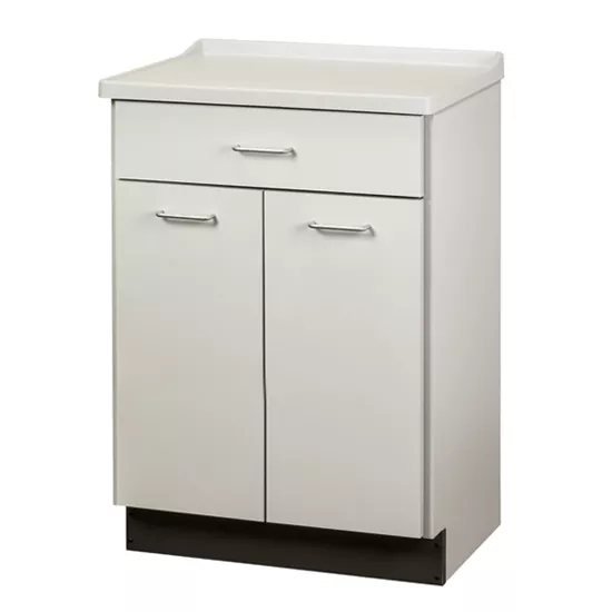 Molded Top Treatment Cabinet w/ 1 Drawer, 2 Doors & Adjustable Shelf