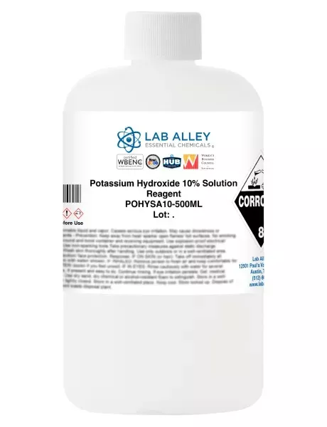 Potassium Hydroxide 10% Solution, Reagent Grade