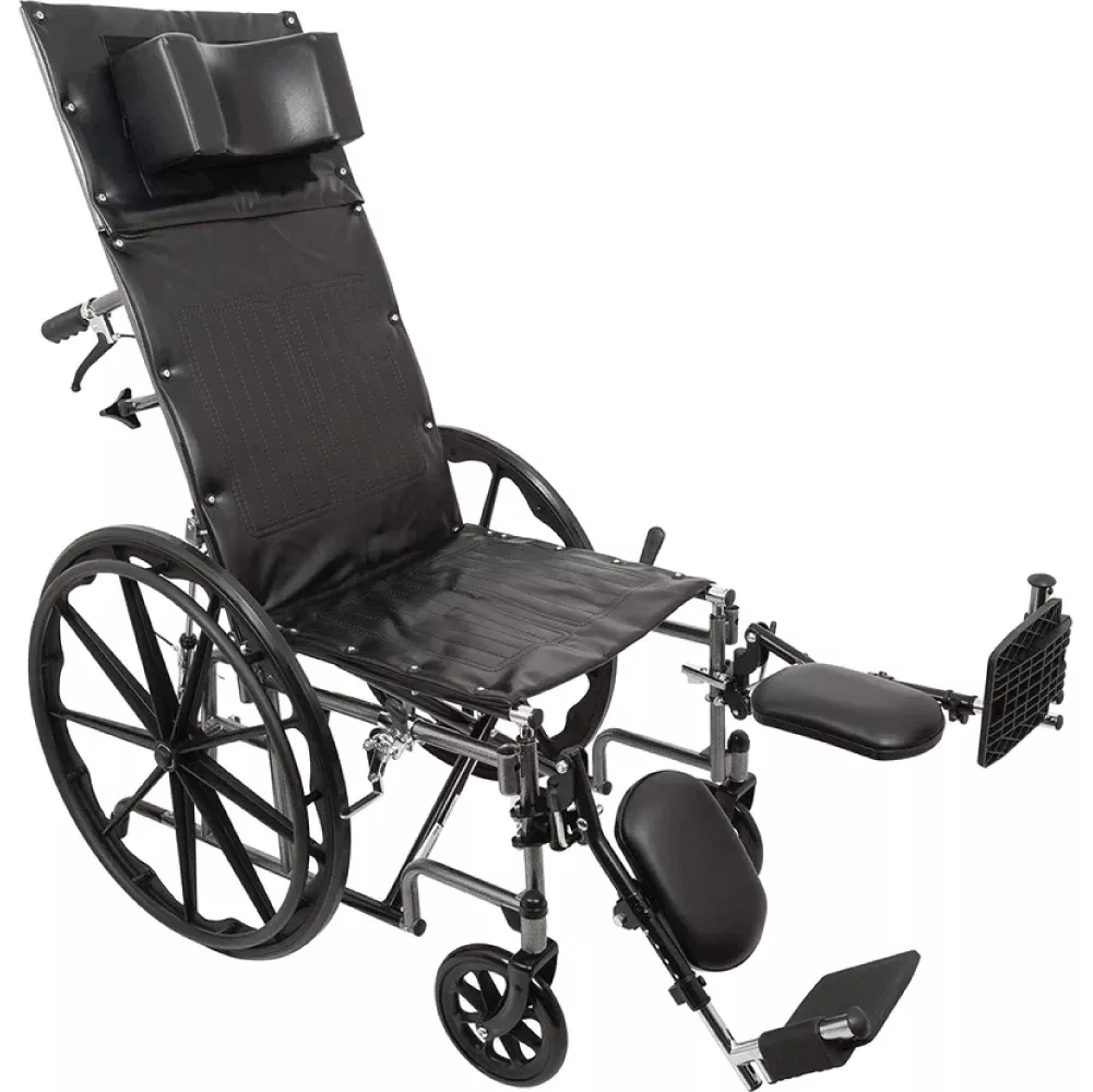ProBasics Reclining Wheelchair with Removable Arms and Elevating Legrests