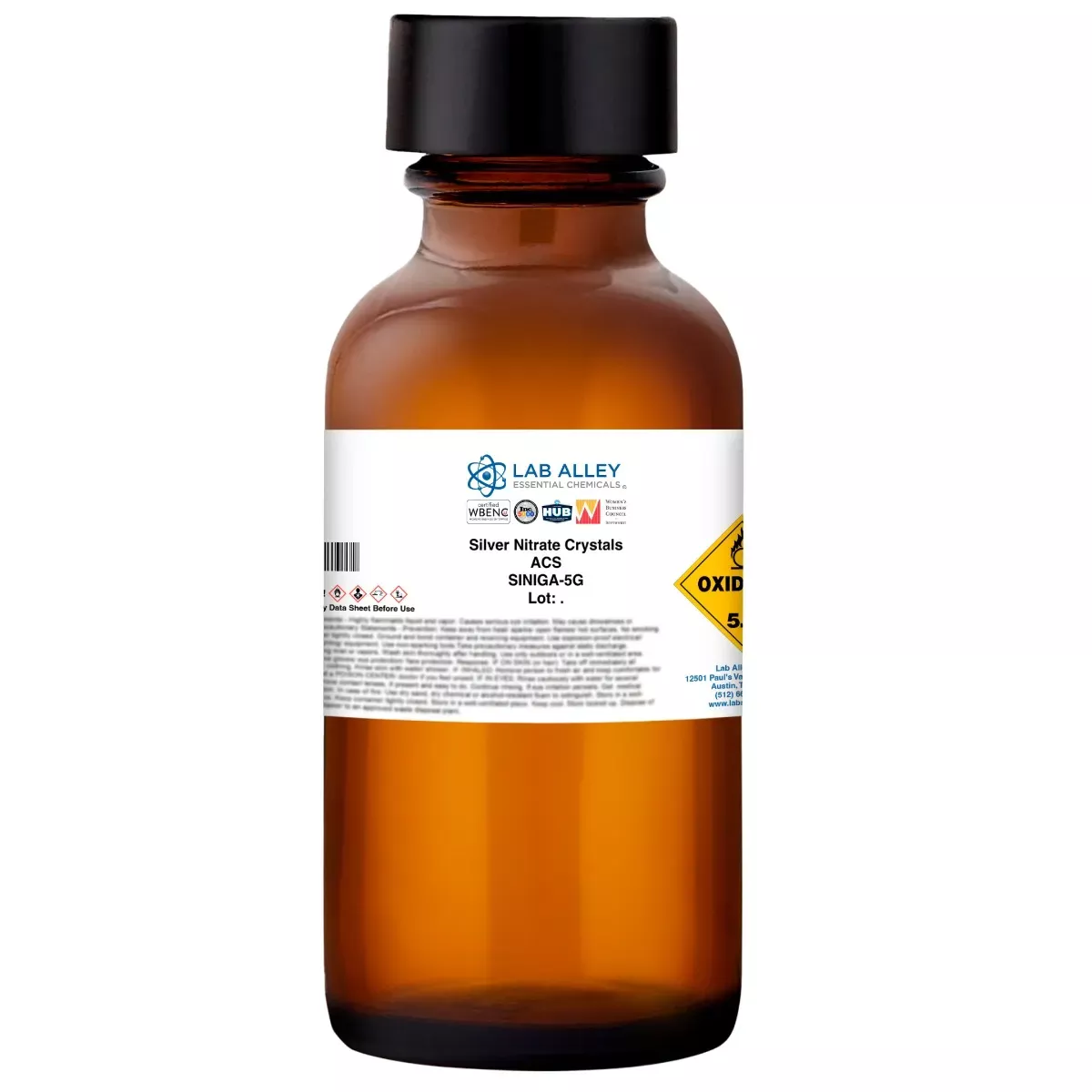 Silver Nitrate Crystals ACS Reagent Grade