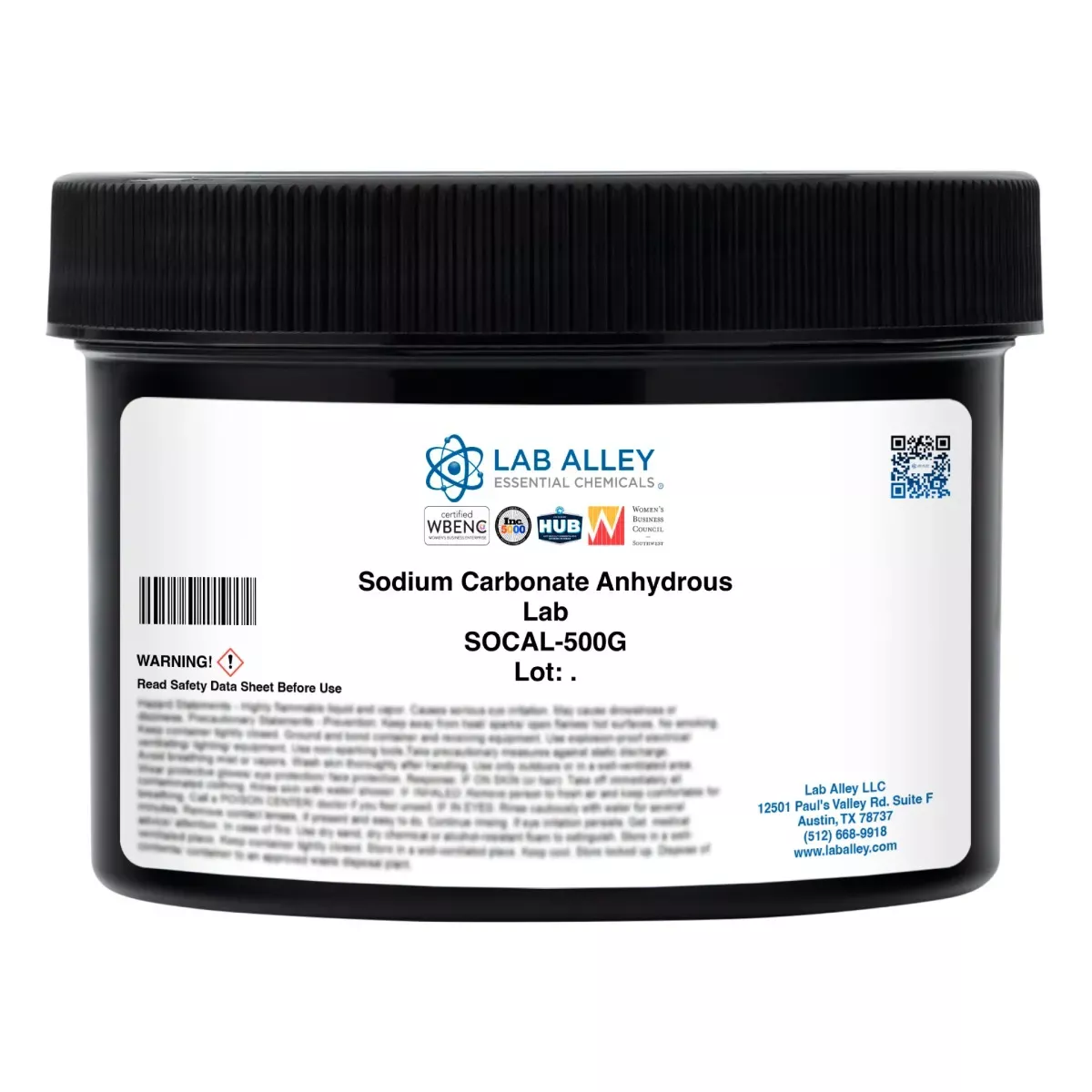 Sodium Carbonate Anhydrous, Lab Grade