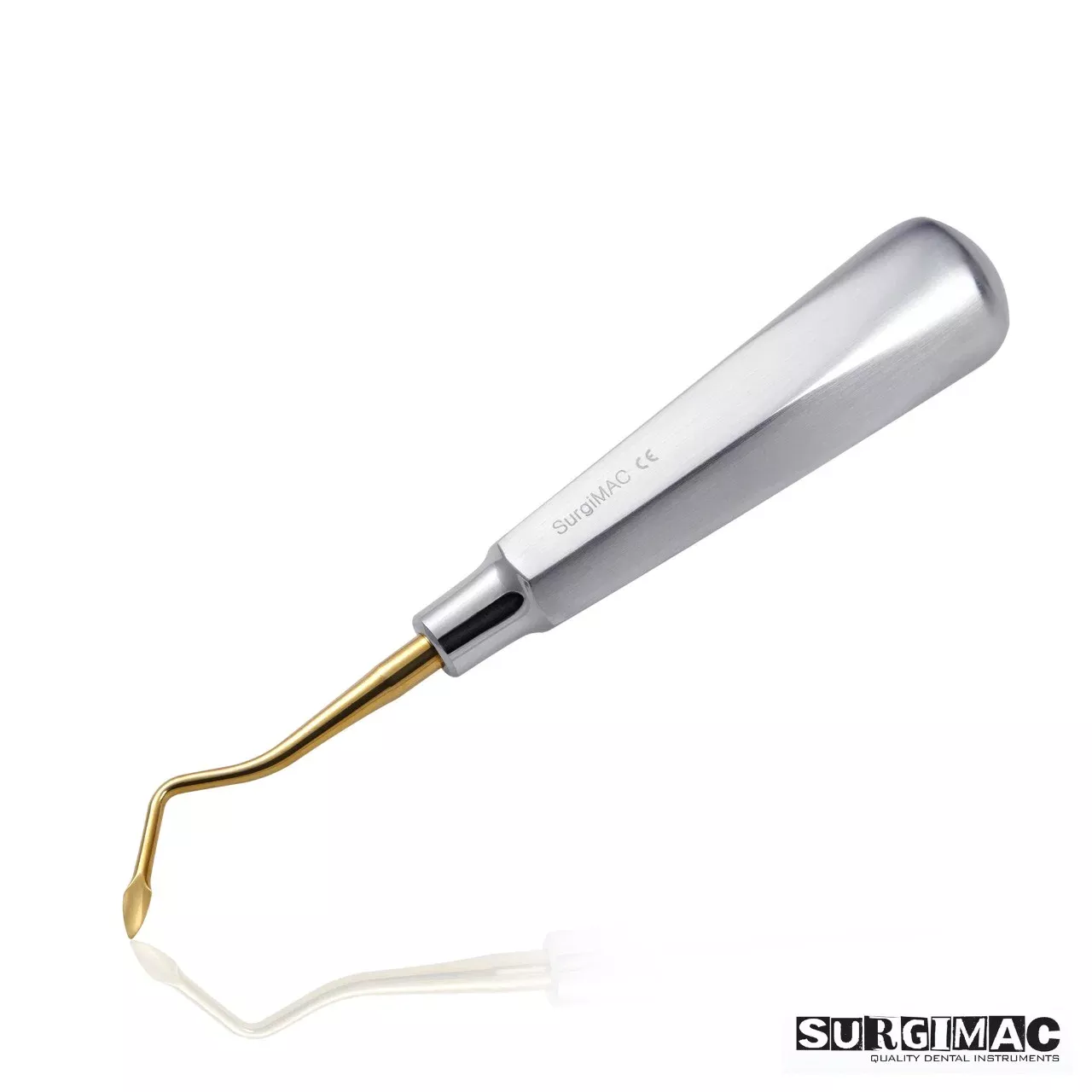 SurgiMac Elevators Spade Elevator Tip Right. Gold coated, 1/pk.