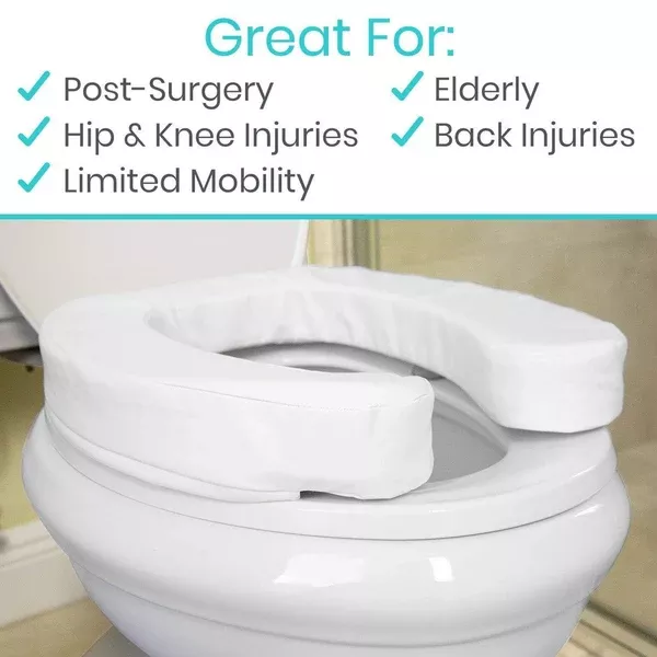 Toilet Seat Cushion 4'' Dense - CSH1078WHT