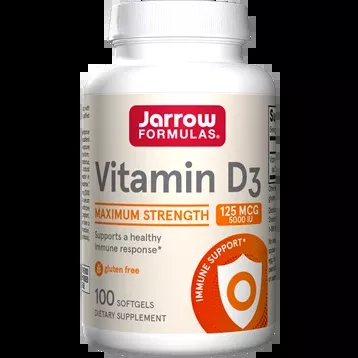 Vitamin D3 5000 IU 100 softgels by Jarrow Formulas