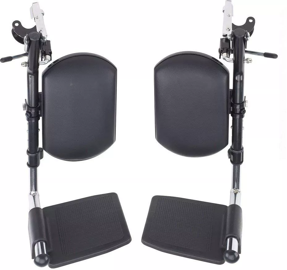 Wheelchair Legrests Elevated Footrest, Universal Wheelchair Elevating Leg Rest, Invacare Wheelchair Parts, Drive Wheelchair Accessories, Healthline Foot Rest, Padded Footplate Wheelchair Leg Support