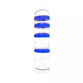 Yes Wellness Yes Stak - Stackable Jars (Blue)