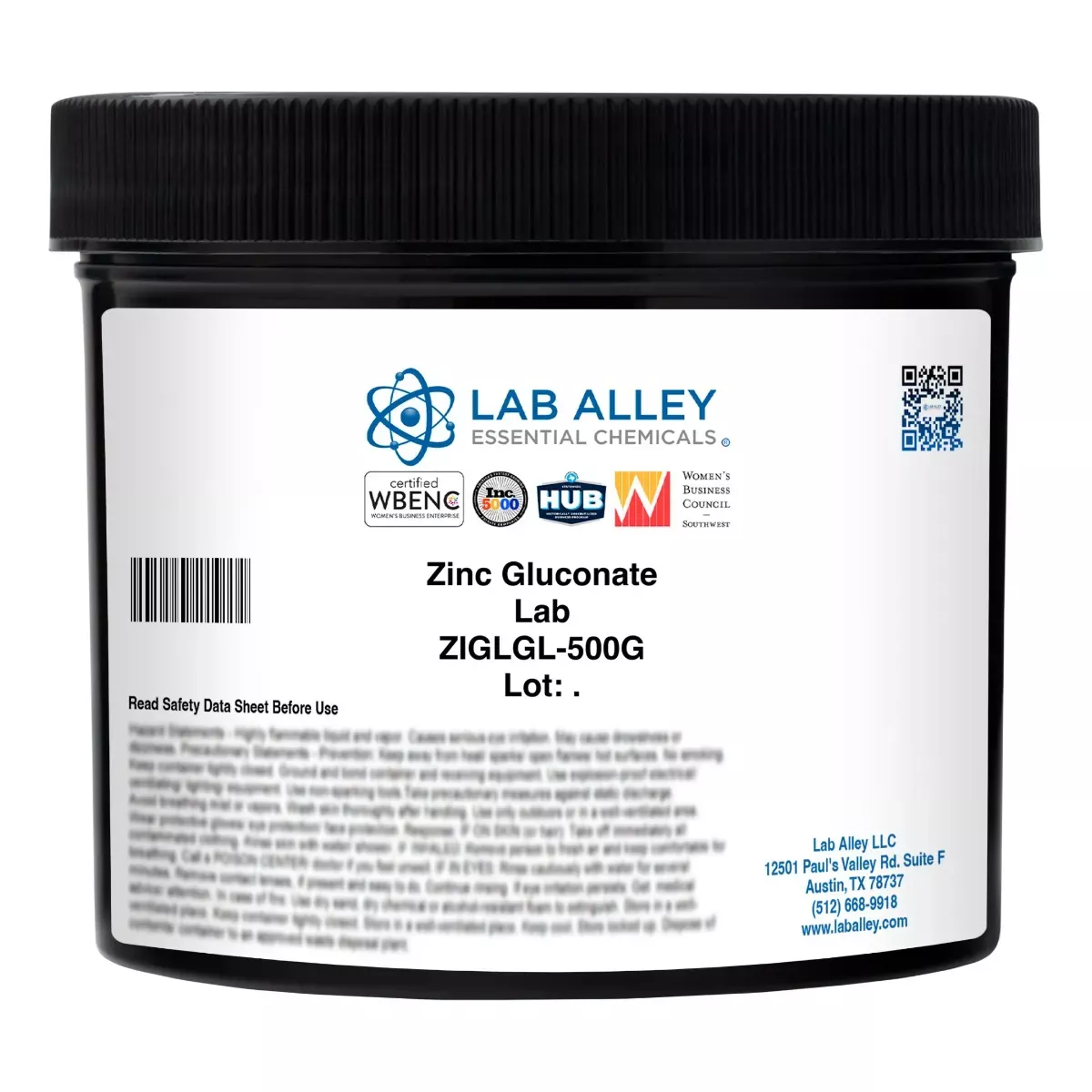 Zinc Gluconate, Lab Grade