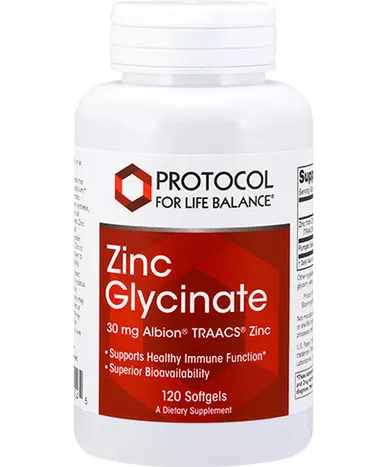 Zinc Glycinate 120 soft gels