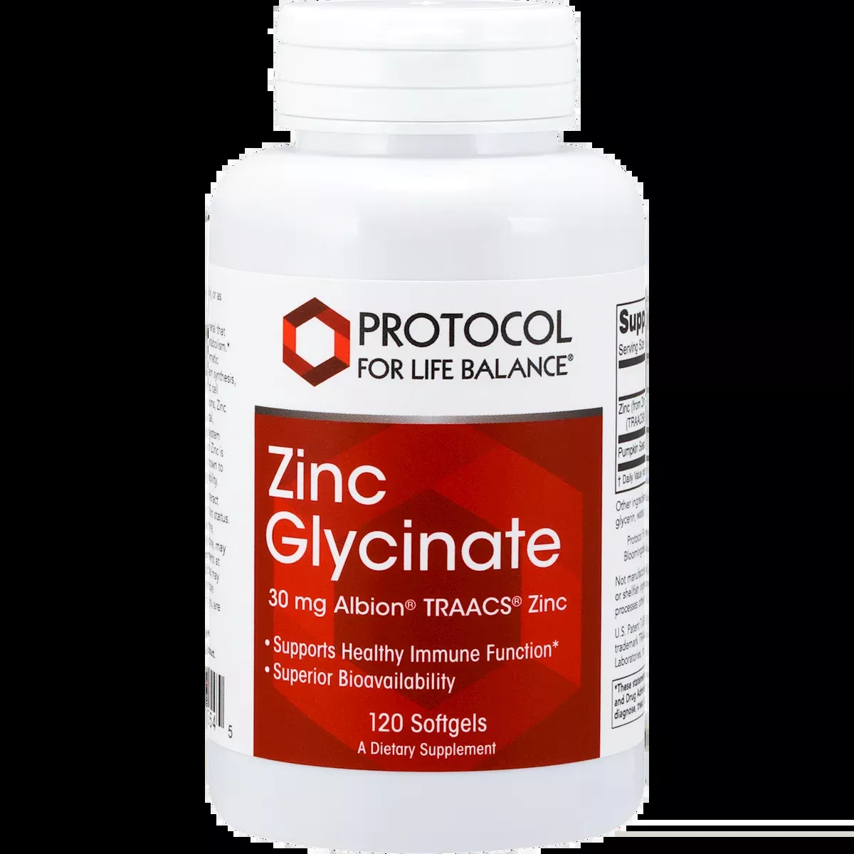 Zinc Glycinate (120 Softgels)