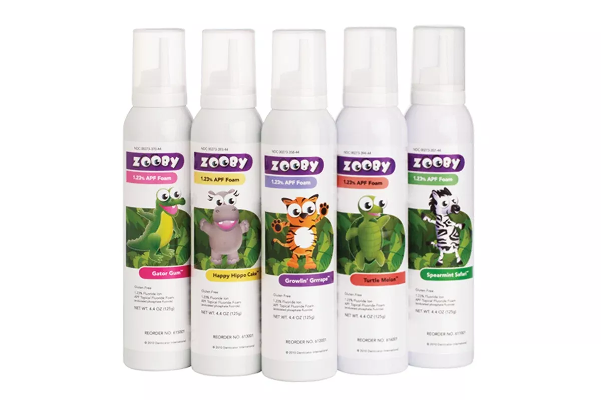 Zooby In Office 1.23% APF Fluoride Foam