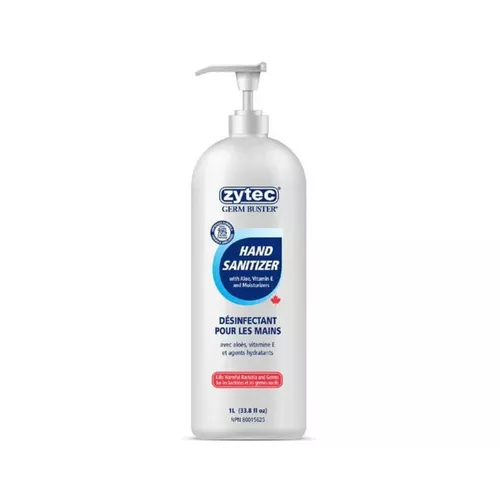 Zytec Germ Buster Hand Sanitizer with Pump, 1 Liter